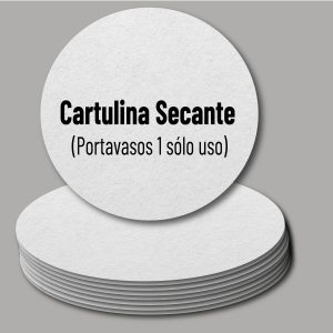 Cartulina Secante (Portavasos 1 sólo uso)